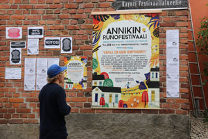 Festivaali-info, 2018. Kuva: Seppo Järvinen